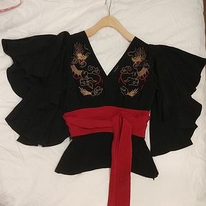 Trashy Diva silk blouse